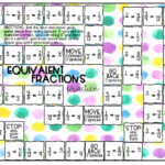 10 Printable Fraction Board Games For Equivalent Fractions