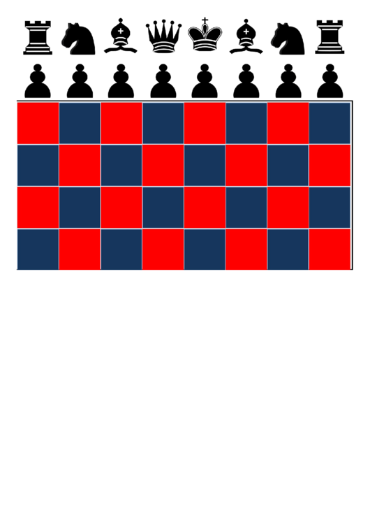 2 Page Chess Board Printable Pdf Download