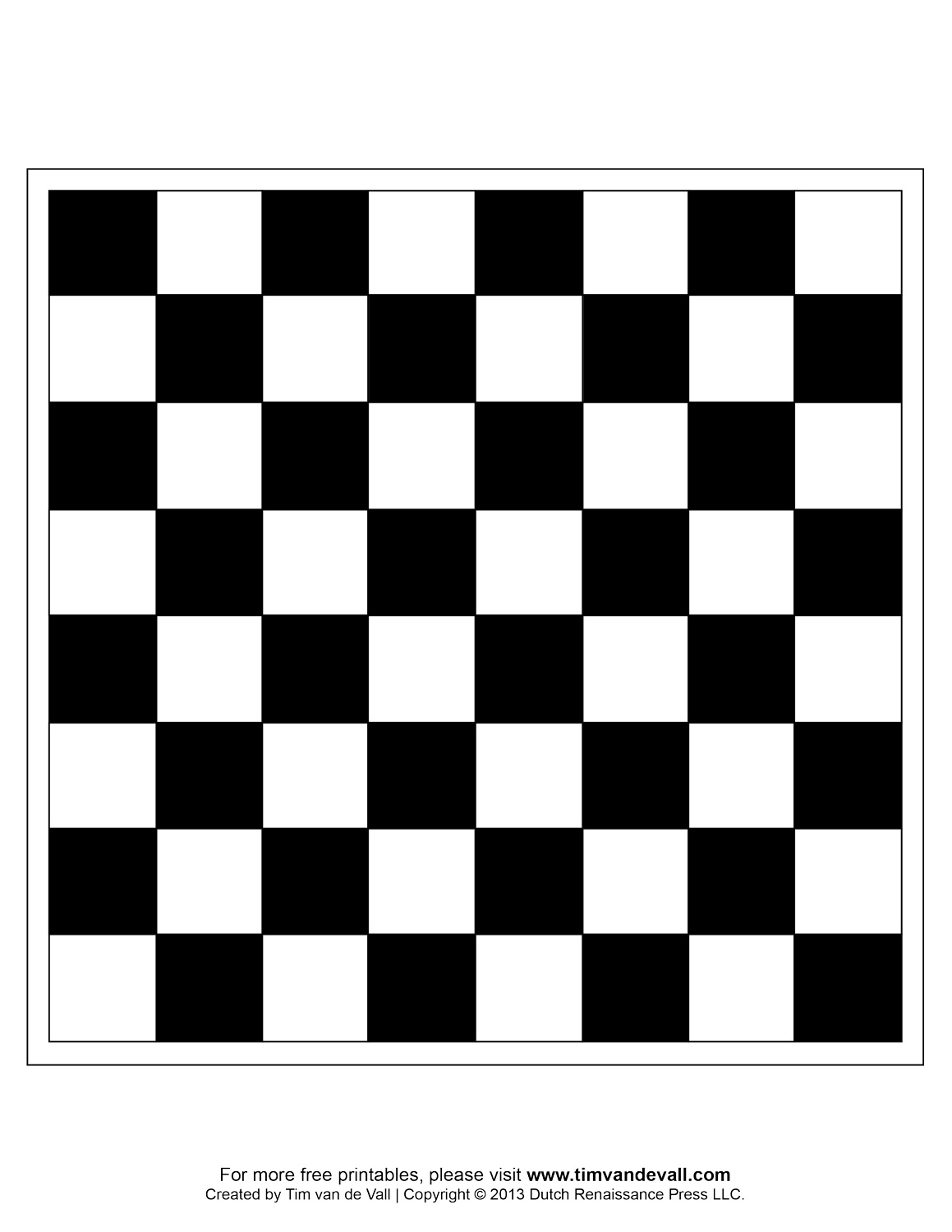Free printable chess board template 268636 Marc And Mandy Show
