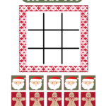 Free Printable Tic Tac Toe Game For Christmas