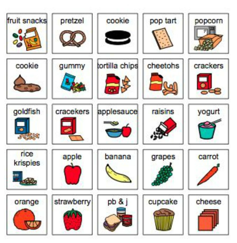 Free Snacks Pecs Needs More Crayons Pecs Communication Pecs 