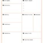 Free Vision Board Template Plus Ideas Lady And A Blog Free