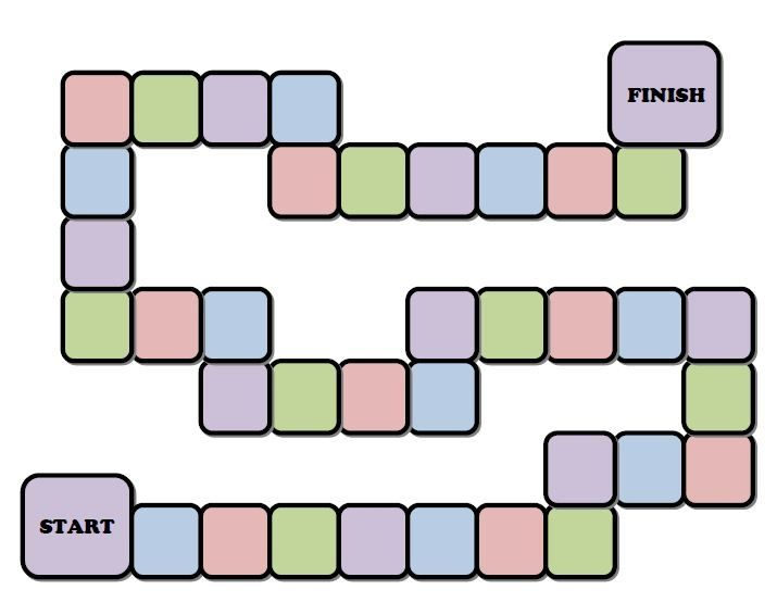 Game Board Templates For Teachers Board Game Template Printable 