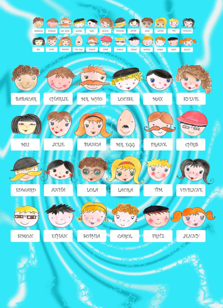 Guess Who English Fun Classroom Games Learn French