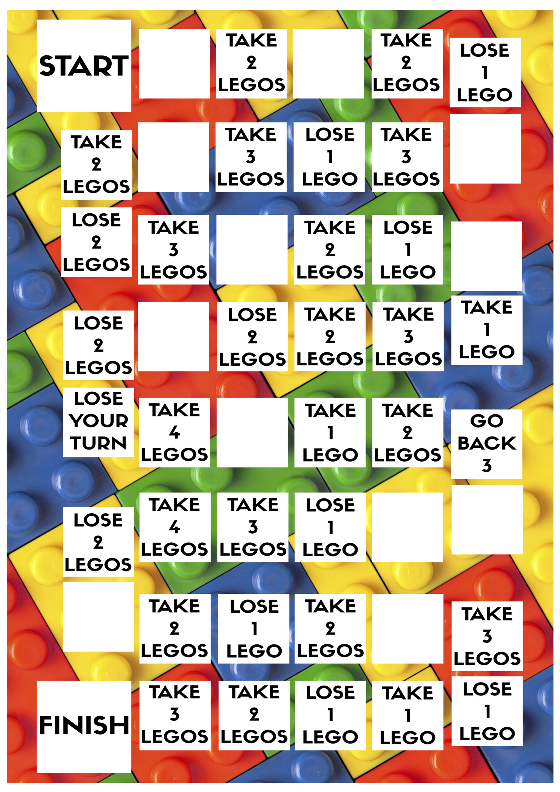 Lego Board Game Printable Stay At Home Mum Lego Board Game Printable Stay At Home Mum