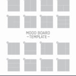 Mood Board Template Royalty Free Vector Image VectorStock