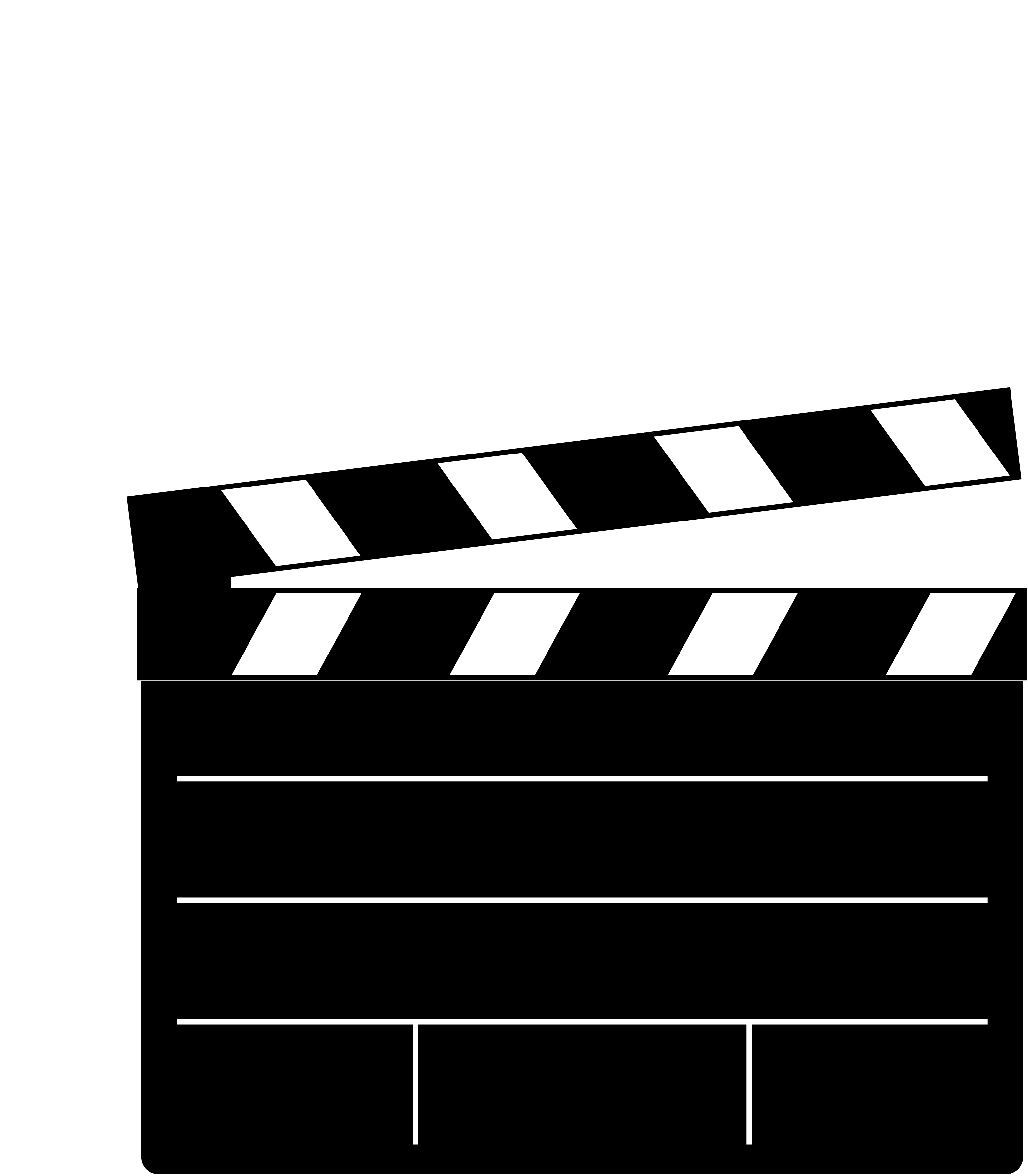 Movie Clapboard Template ClipArt Best