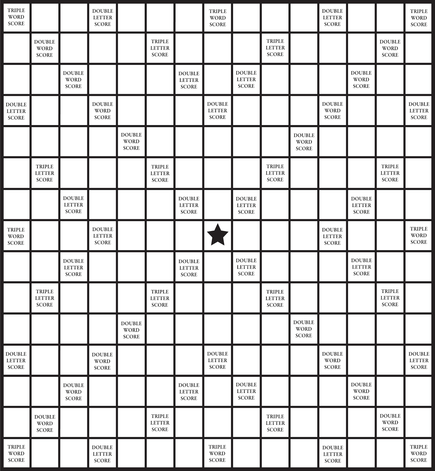 Quirky Artist Loft DIY Printable Scrabble Board Quirky Artist Loft DIY Printable Scrabble Board