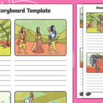 Rama And Sita Diwali Storyboard Template
