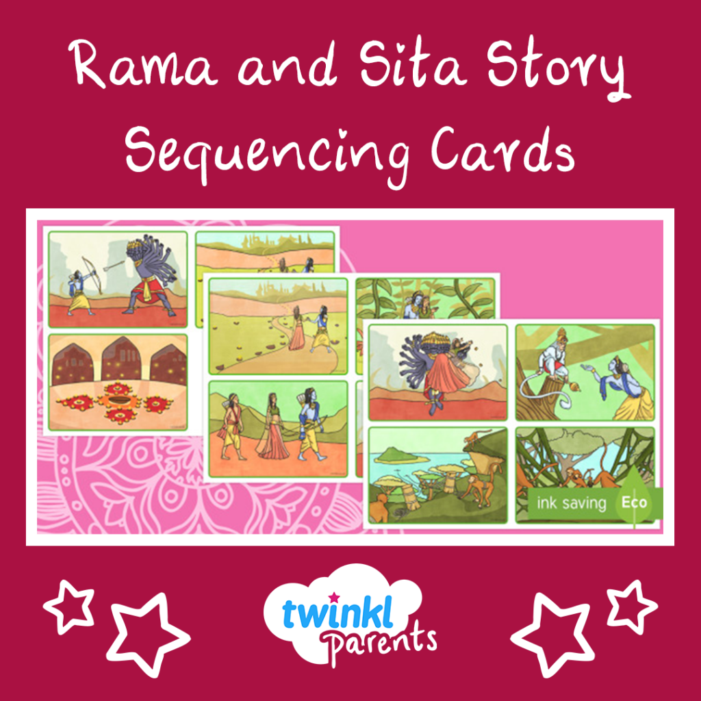 Rama And Sita Story Sequencing Cards Rama And Sita Story Sequencing 