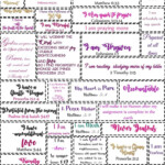 Scriptures Quotes And Words Of Faith For Vision Boards Etsy
