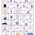 Tell About Board Game English Language Learners English Games