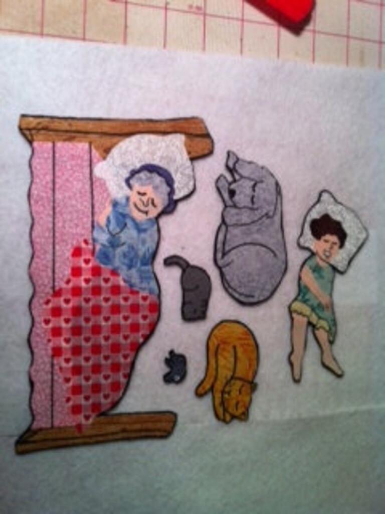 The Napping House Flannel Felt Board Set Etsy