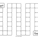 The School Supply Addict Board Game Template Printable Board Games