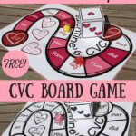Valentine s Day CVC Board Game Liz s Early Learning Spot